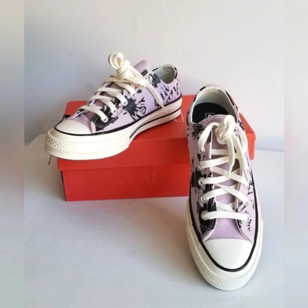 Converse Chuck 70 Ox Limited Edition Hybrid Floral Jacquard Low Canvas Sneakers - Picture 11 of 11